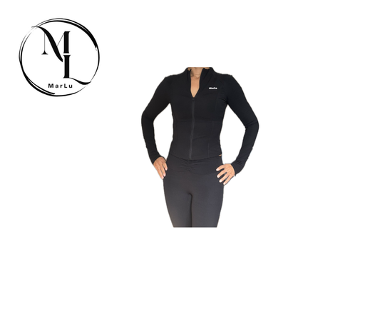 Vest met lange mouwen en rits