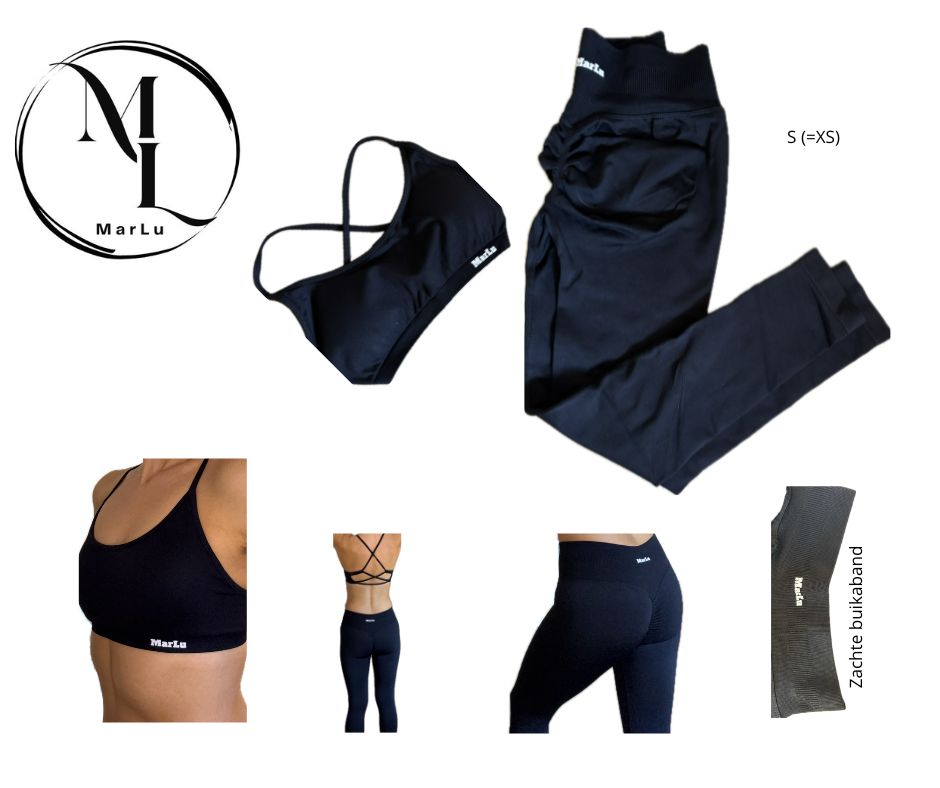 Sportlegging en bh set
