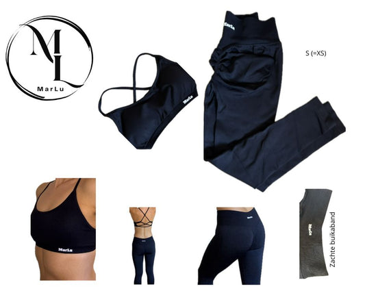 Sportlegging en bh set