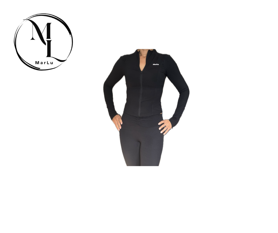 Vest met lange mouwen en rits