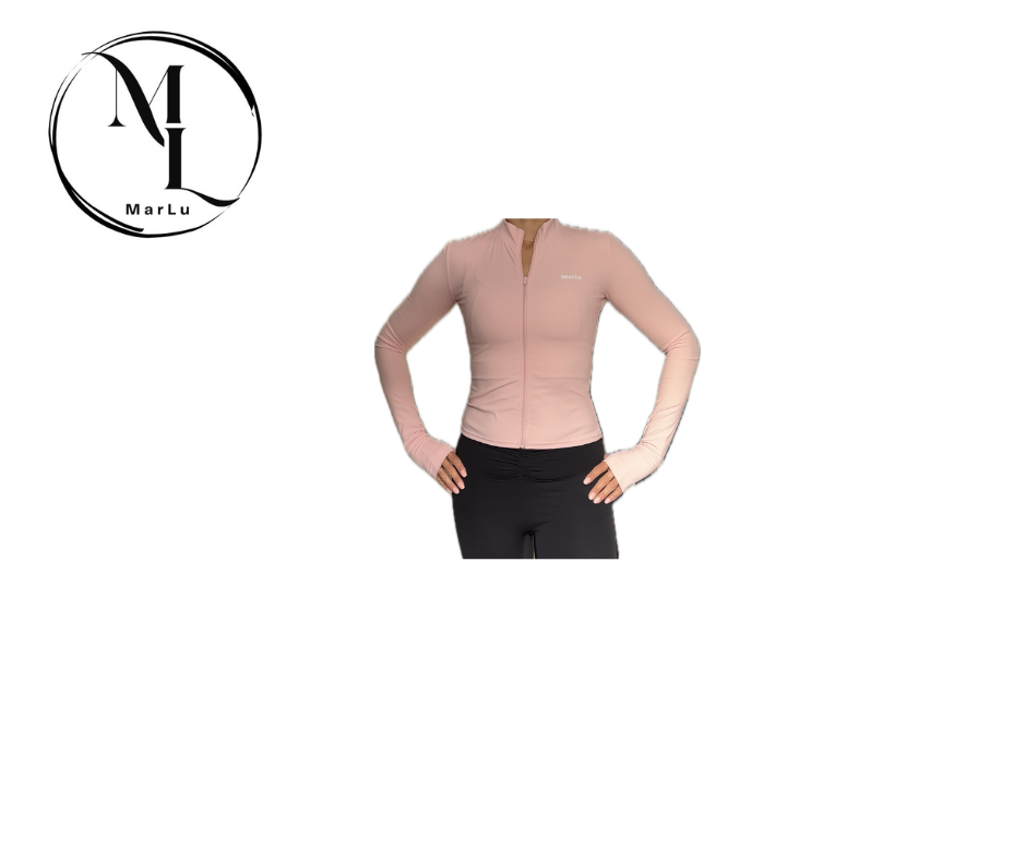 Vest met lange mouwen en rits